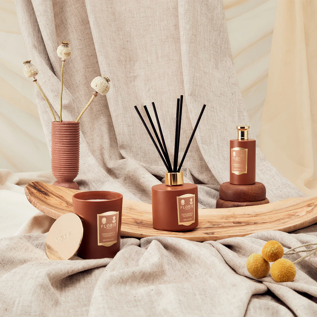 Cinnamon & Tangerine - Reed Diffuser 200ml - Image 3